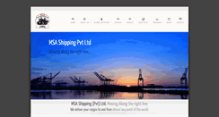 Desktop Screenshot of msashipping.com